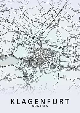 Klagenfurt Austria Map