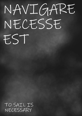 To Sail Is Necessary