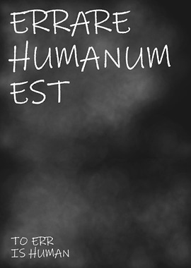 To Err Is Human