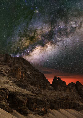 Milky Way in the Mountains