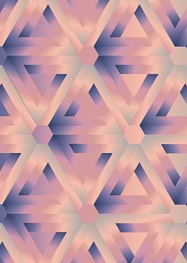 Hexagonal lines patterns