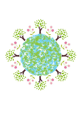 Earth Greens and Blooms