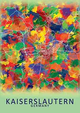 Kaiserslautern Germany Map