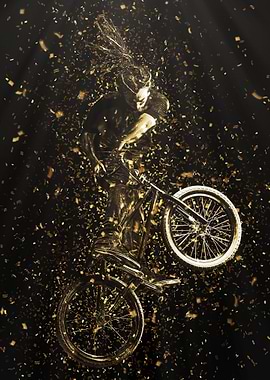 Gold BMX Trickster