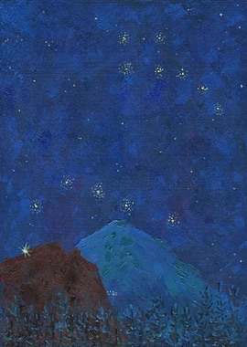 Big Mountain Starry Night
