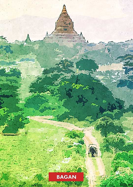 Bagan Temple Skyline