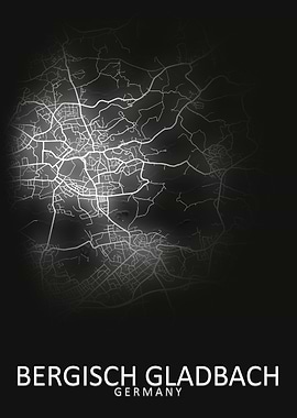 Bergisch Gladbach City Map