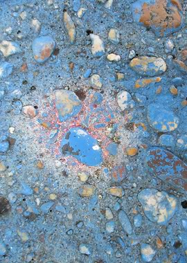 Sidewalk Paint Patches I