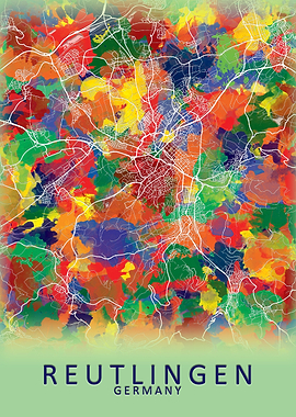 Reutlingen Germany Map