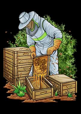 Beekeeper at Work