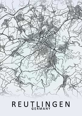 Reutlingen Germany Map