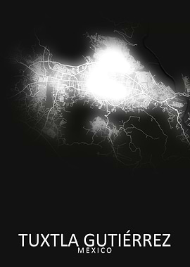 Tuxtla Gutierrez City Map