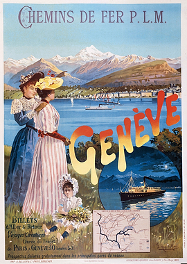 Old Sign Geneve Affiche