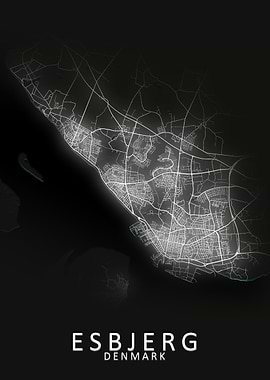 Esbjerg Denmark City Map