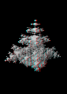 Fractal Anaglyph 27