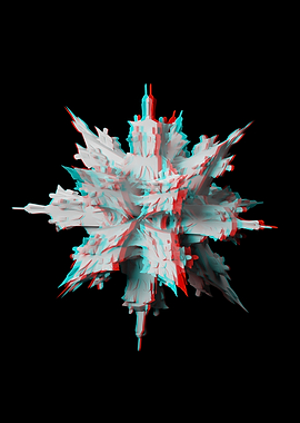 Fractal Anaglyph 06