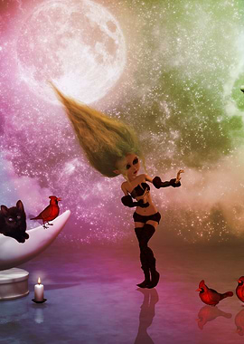 Dancing in the night