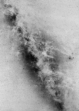 Milky Way BW Negative