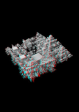 Fractal Anaglyph 26