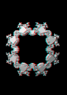 Fractal Anaglyph 25