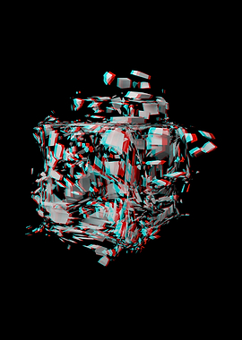 Fractal Anaglyph 16