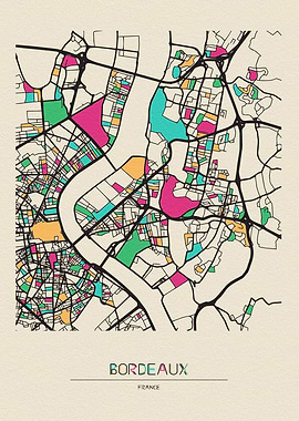 Bordeaux Map