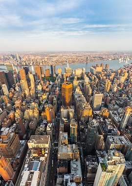 Sunset over Manhattan