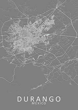 Durango Mexico City Map