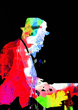 Thelonious Watercolor II