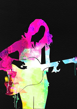 Sheryl Crow Watercolor