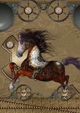 Steampunk horse