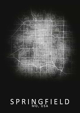 Springfield USA City Map