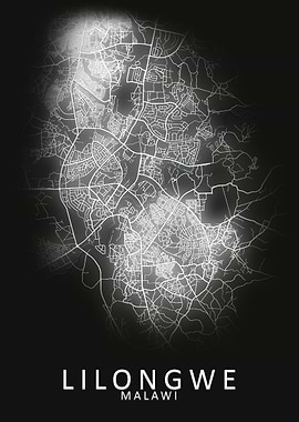 Lilongwe Malawi City Map