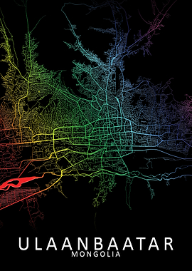 Ulaanbaatar Mongolia Map