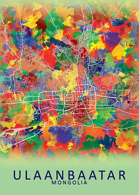 Ulaanbaatar Mongolia Map