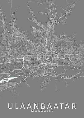 Ulaanbaatar Mongolia Map