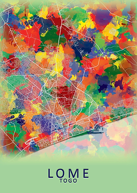 Lome Togo City Map