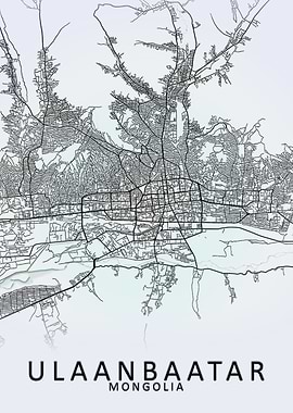 Ulaanbaatar Mongolia Map