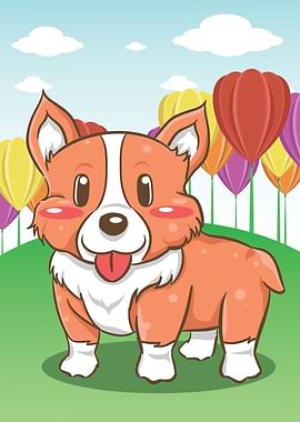 Cute Corgi Dog