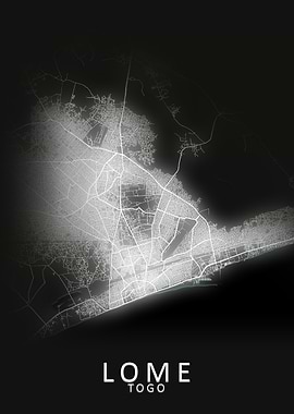 Lome Togo City Map