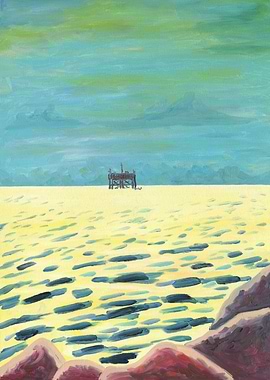 Oil Rig In The Sea 2