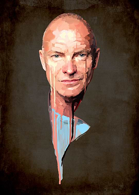 Sting on Dark Background