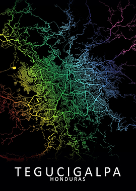 Tegucigalpa Honduras Map