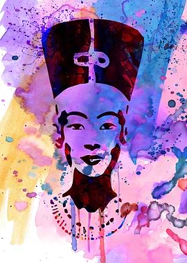 Nefertiti Watercolor