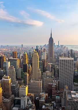 Sunset over Manhattan