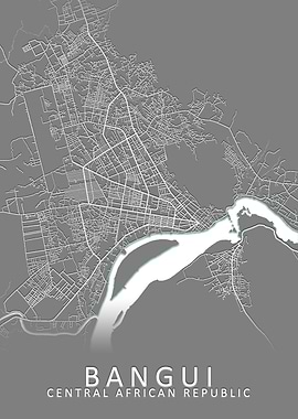 Bangui City Map