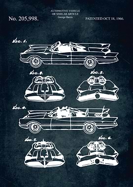 No543 Movie Vehicle Patent