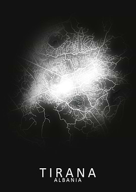 Tirana Albania City Map