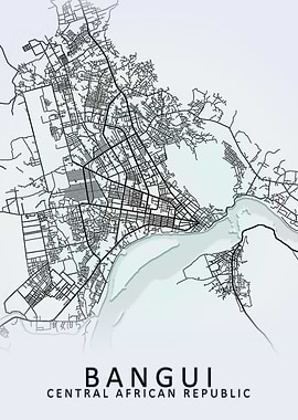 Bangui City Map