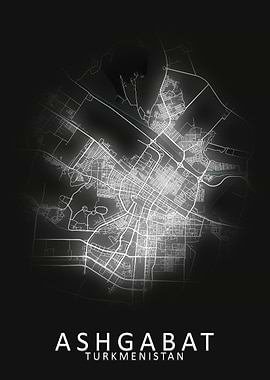Ashgabat Turkmenistan Map